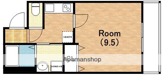 フジパレス中加賀屋Ⅱ番館(1K/2階)の間取り写真