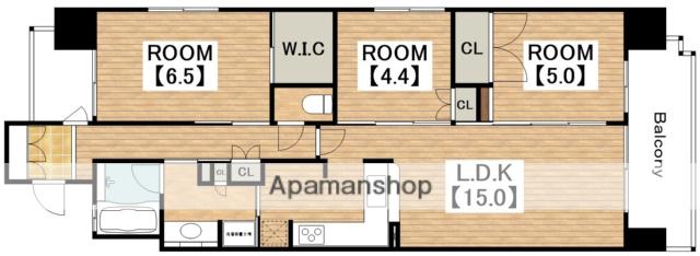 ルネグラン阿倍野松崎町(3LDK/7階)の間取り写真