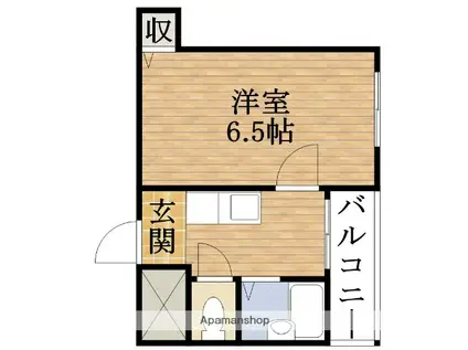 アドヴァン住之江(1K/3階)の間取り写真