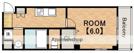 みおつくし小路 (1K/7階)の間取り写真