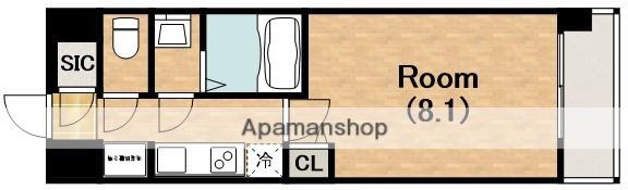 LA DOUCEUR天王寺(1K/10階)の間取り写真