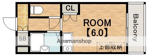 アローズパーク(ワンルーム/7階)の間取り写真