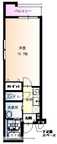 フジパレス住ノ江駅南7番館(1K/2階)の間取り写真