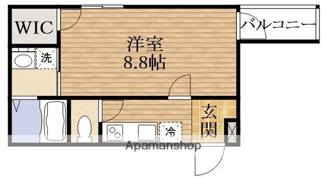 フジパレス天王寺東Ⅲ番館(1K/3階)の間取り写真