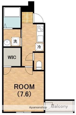 フジパレス中加賀屋6番館(1K/2階)の間取り写真