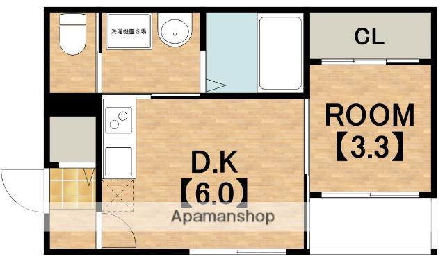モユル東部市場(1DK/2階)の間取り写真