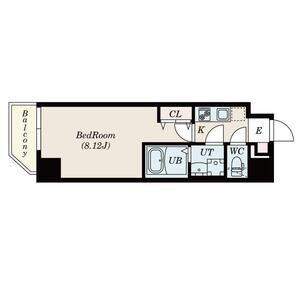 S-FORT桜ノ宮(1K/4階)の間取り写真