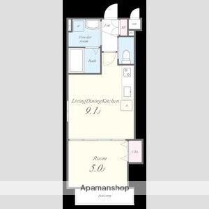 グランパシフィック長橋スクエアⅡ(1LDK/2階)の間取り写真