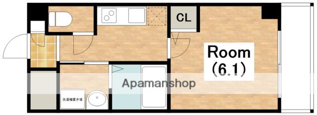 アーバンパーク住之江公園1(1K/10階)の間取り写真