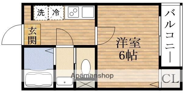 エム・ステージ平野本町3(1K/3階)の間取り写真