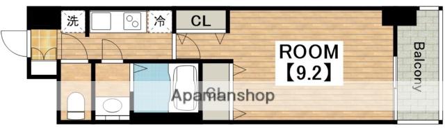 GLUCK MAISON S-SAKAI XVI(1K/5階)の間取り写真