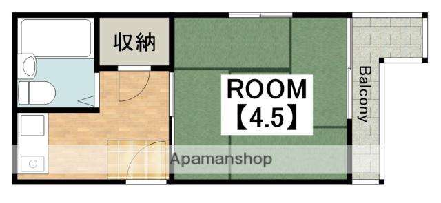 新宿津石ビル(1K/5階)の間取り写真