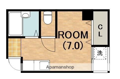 桃井マンション(ワンルーム/4階)の間取り写真