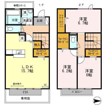 サンシャイン常磐(3LDK)の間取り写真