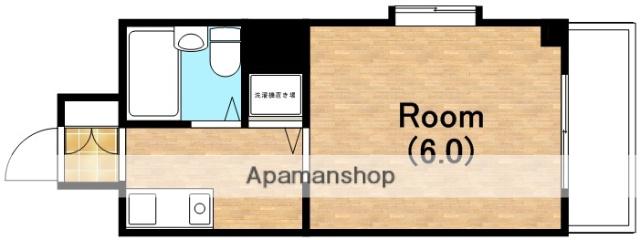 アルテハイム天王寺(1K/7階)の間取り写真