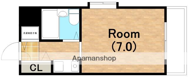 リエス天王寺東(1K/2階)の間取り写真