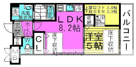 ノースVILLAGE壱番館(1LDK/11階)の間取り写真