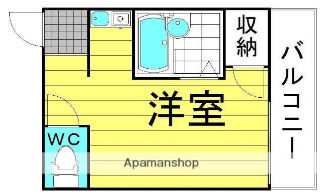 シャルム十三(ワンルーム/2階)の間取り写真