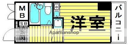 ライオンズマンション新大阪第3(ワンルーム/7階)の間取り写真