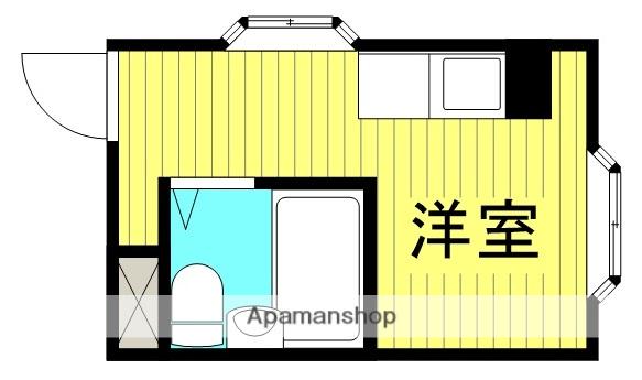 昭和グランドハイツ第二菅栄(ワンルーム/4階)の間取り写真