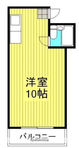 ひかりマンション(ワンルーム/5階)の間取り写真