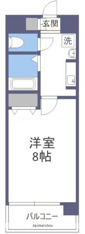 新梅田 プライム(1K/3階)の間取り写真