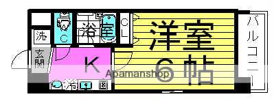 レオンコンフォート新梅田Ⅱ(1K/2階)の間取り写真