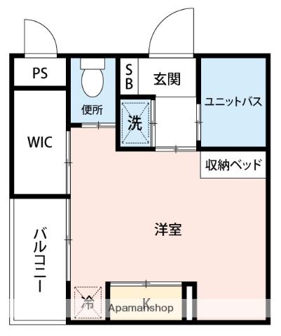 ドゥマン梅田(ワンルーム/6階)の間取り写真