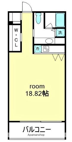 THE TOWER OSAKA RESIDENCE(ワンルーム/7階)の間取り写真