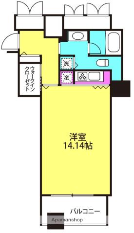 THE TOWER OSAKA RESIDENCE(ワンルーム/4階)の間取り写真