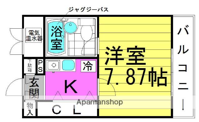 梅田レジデンスTOWER(1K/14階)の間取り写真