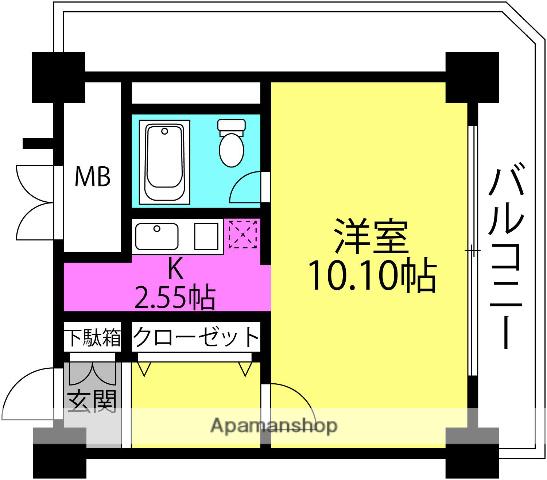 HF梅田レジデンスTOWER(1K/9階)の間取り写真