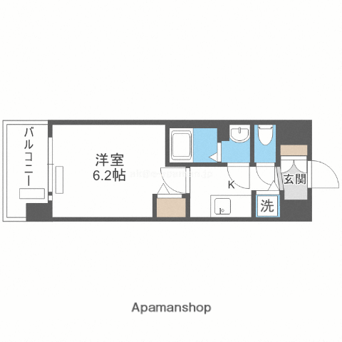 プレサンス新大阪クロステージ(1K/9階)の間取り写真