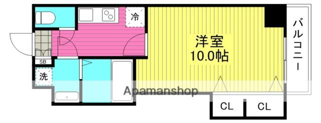 新大阪フェアリーテールファースト(1K/8階)の間取り写真