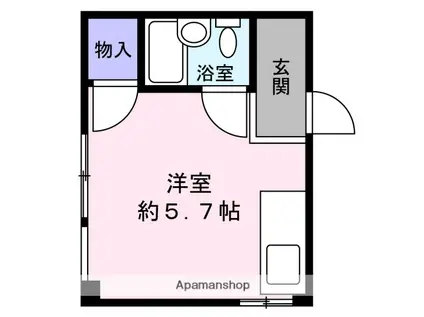 姫野マンション(ワンルーム/3階)の間取り写真