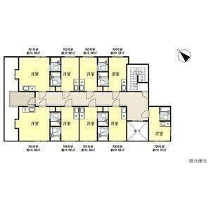 昭和グランドハイツ恵美須(ワンルーム/7階)の間取り写真