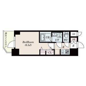 S-RESIDENCE新大阪RISH(1K/6階)の間取り写真