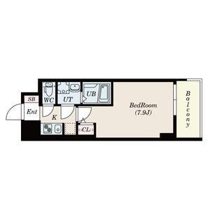 S-RESIDENCE新大阪ウエスト(1K/15階)の間取り写真