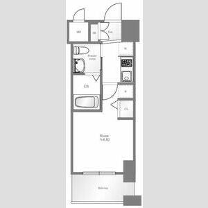 エステムコート難波Ⅳアトリ(1K/10階)の間取り写真