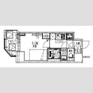 S-RESIDENCE都島LUX(1K/12階)の間取り写真