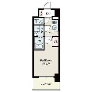 東三国NOAH(1K/2階)の間取り写真