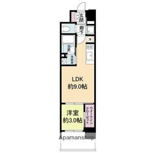 リビオメゾン新大阪(1LDK/6階)の間取り写真