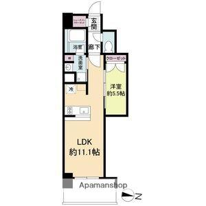 リビオメゾン新大阪(1LDK/11階)の間取り写真