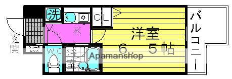 AXIS LIFE UMEDA(1K/6階)の間取り写真