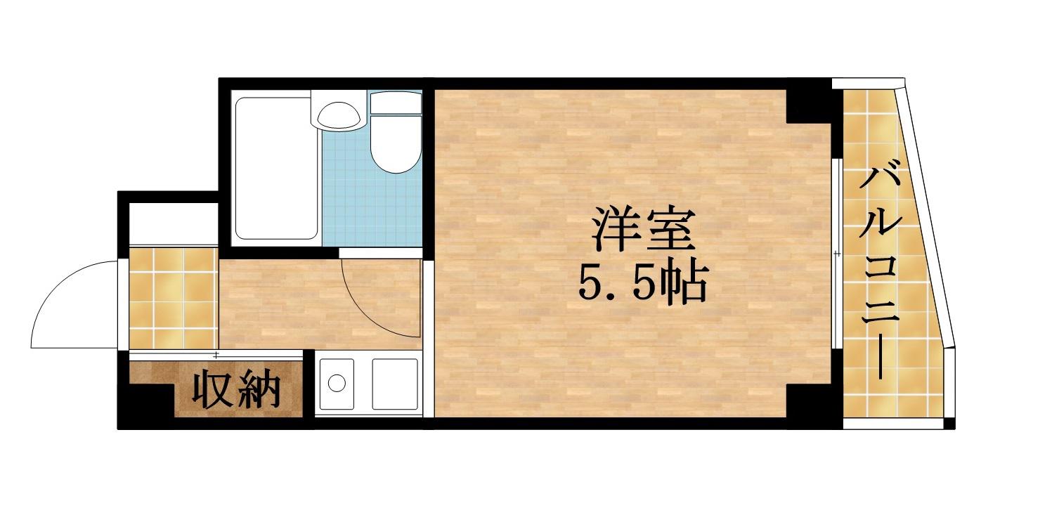 JPアパートメント東淀川4(ワンルーム/1階)の間取り写真