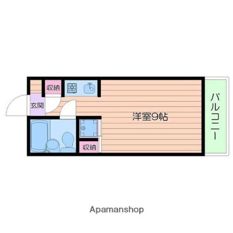 PEDDY MARRY1(1K/2階)の間取り写真