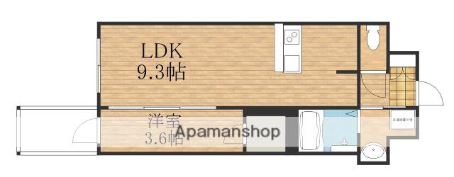 プレサンス堺筋本町ディスティニー(1LDK/15階)の間取り写真