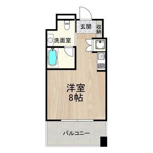 グランツ西大橋(ワンルーム/11階)の間取り写真