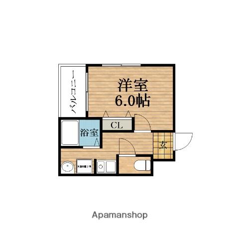 アイファースト緑橋(1K/10階)の間取り写真