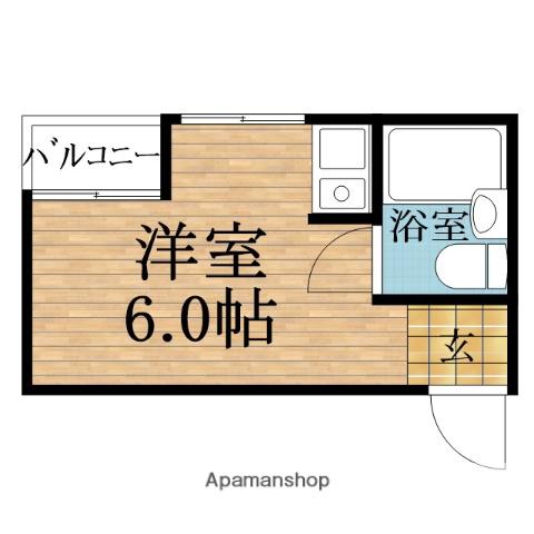 TAIHO MINTIA深江橋(ワンルーム/1階)の間取り写真